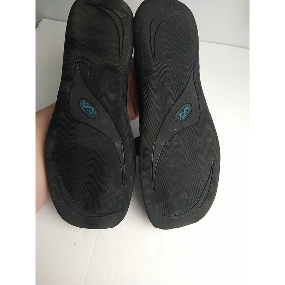 Softwalk Woman Mary Jane Leather 8.5N Black Style S1115-001 Adjustable Flat - Picture 10 of 12